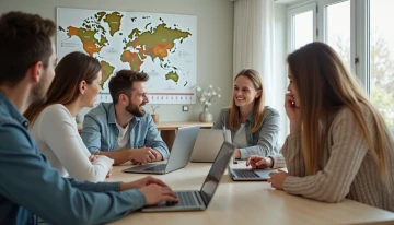Family discussing data protection at home